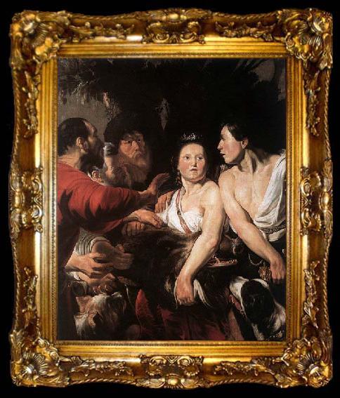 framed  JORDAENS, Jacob Meleager and Atalanta, ta009-2